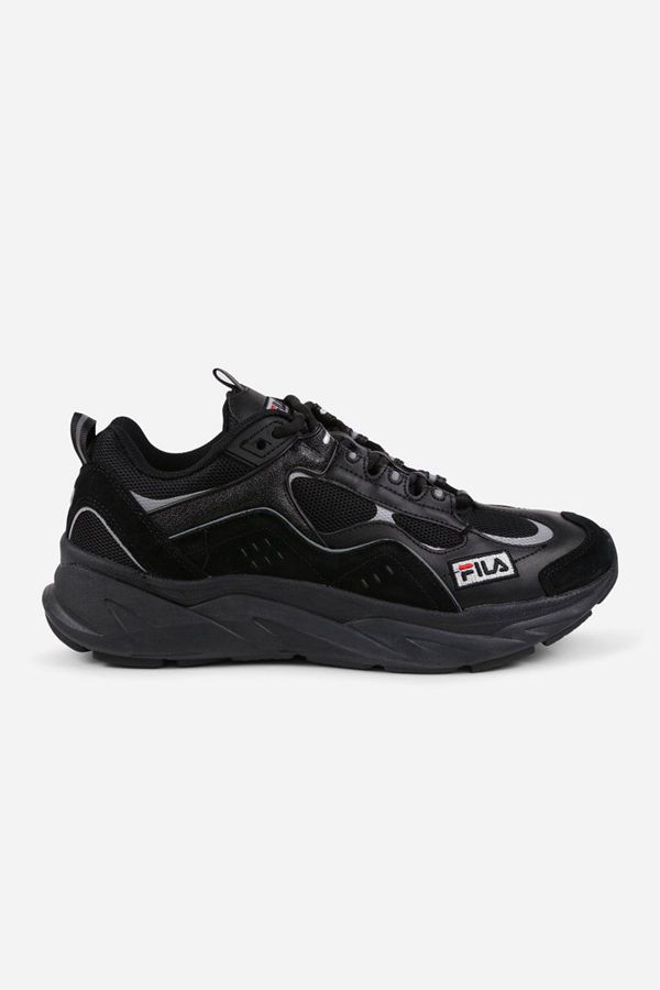 Fila Trigate Plus Men's Trainers Shoes - Black/Navy/Metal Silver,NZ 43-80713